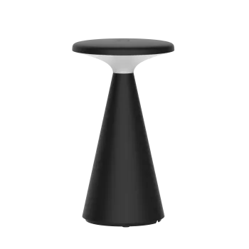 Maxlight Funghi fekete hordozható LED asztali lámpa (MAX-T0063) LED 1 izzós IP44