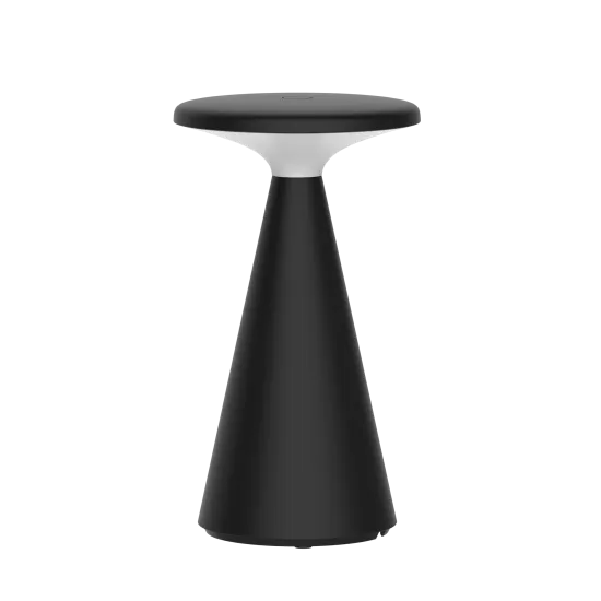 Maxlight Funghi fekete hordozható LED asztali lámpa (MAX-T0063) LED 1 izzós IP44