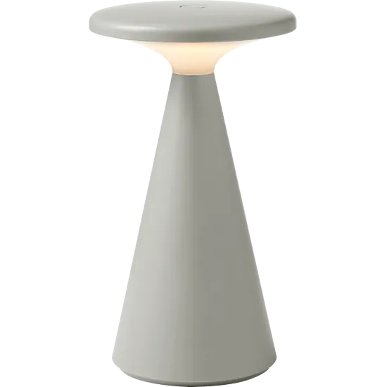 Maxlight Funghi szürke hordozható LED asztali lámpa (MAX-T0064) LED 1 izzós IP44