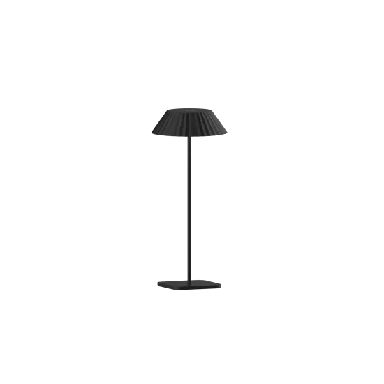 Maxlight Muffin fekete hordozható LED asztali lámpa (MAX-T0066) LED 1 izzós IP44