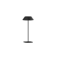 Maxlight Muffin fekete hordozható LED asztali lámpa (MAX-T0066) LED 1 izzós IP44