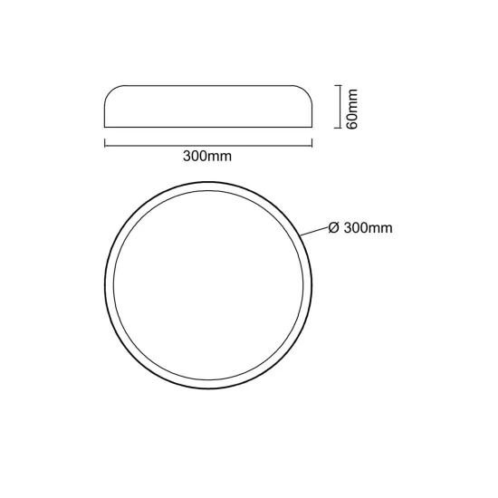 Open Design Cedrone Pl Bianco 30 CCT fehér LED mennyezeti lámpa (OR-OR85945) LED 1 izzós IP20