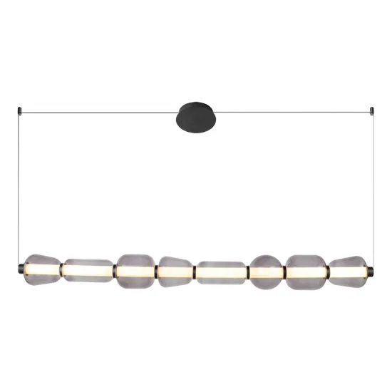 Zambelis  fekete-szürke LED függesztett lámpa (ZAM-23066) LED 1 izzós IP20