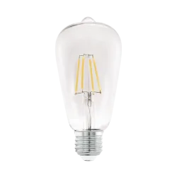 Eglo E27 LED izzó 7W 2700 Kelvin-60W-ot kiváltó átlátszó filament LED izzó (EG-110012) E27
