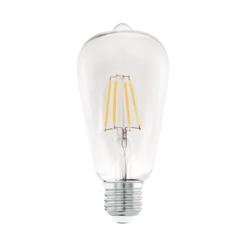 Eglo E27 LED izzó 7W 2700 Kelvin-60W-ot kiváltó átlátszó filament LED izzó (EG-110012) E27
