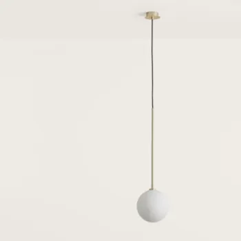 AROMAS DEL CAMPO BALL fehér-sárgaréz függesztett lámpa (C1215) G9 1 izzós IP20