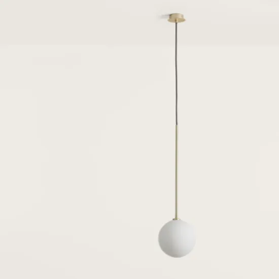 AROMAS DEL CAMPO BALL fehér-sárgaréz függesztett lámpa (C1215) G9 1 izzós IP20