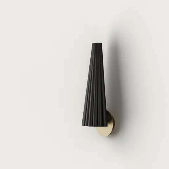 AROMAS DEL CAMPO BION fekete-arany fali lámpa (A1306) G9 1 izzós IP20