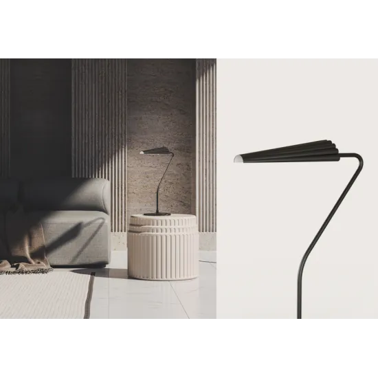 AROMAS DEL CAMPO BION fekete-arany LED asztali lámpa (ARO-S1306) G9 1 izzós IP20