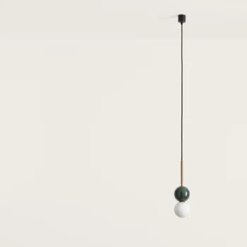 AROMAS DEL CAMPO DALT arany-fehér-zöld függesztett lámpa (C1280) G9 1 izzós IP20