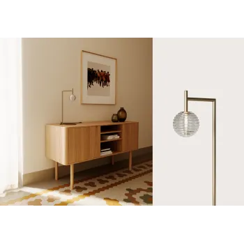 AROMAS DEL CAMPO DOUL fekete-arany asztali lámpa (ARO-S1310) G4 1 izzós IP20