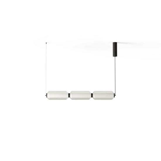 AROMAS DEL CAMPO ELMA fekete-fehér LED függesztett lámpa (C1312/L) LED 1 izzós IP20