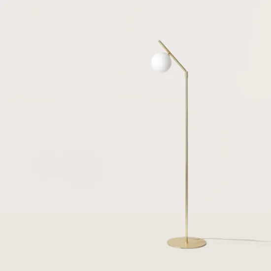 AROMAS DEL CAMPO ENDO sárgaréz-fehér állólámpa (P1156) G9 1 izzós IP20