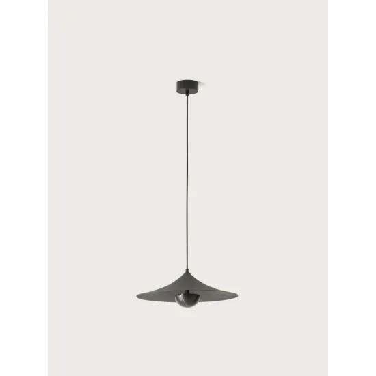 AROMAS DEL CAMPO HAT fekete LED függesztett lámpa (C1291) LED 1 izzós IP20