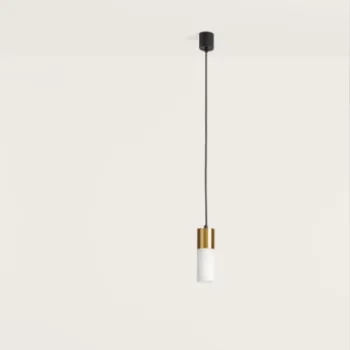 AROMAS DEL CAMPO LIND fehér-sárgaréz függesztett lámpa (C1220) G9 1 izzós IP20