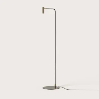 AROMAS DEL CAMPO MAHO fekete-sárgaréz LED állólámpa (P1254) LED 1 izzós IP20