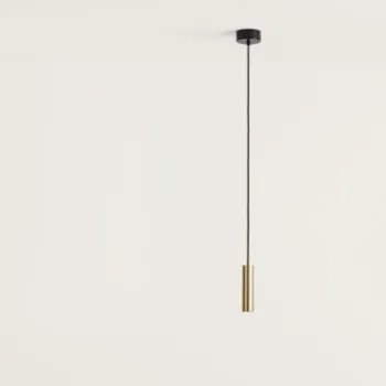 AROMAS DEL CAMPO MARU fekete-sárgaréz LED függesztett lámpa (C1194) LED 1 izzós IP20