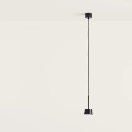 AROMAS DEL CAMPO NERA fekete LED függesztett lámpa (C1229) LED 1 izzós IP20