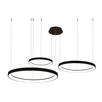 Azzardo Agnes fekete LED függesztett lámpa  (AZ-5024) LED 1 izzós IP20