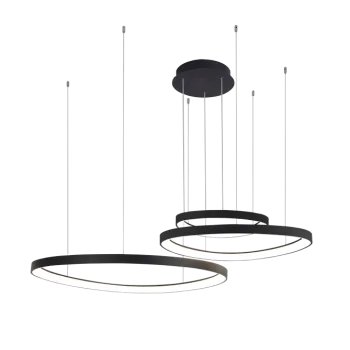 Azzardo Amanda fekete LED függesztett lámpa  (AZ-5027) LED 1 izzós IP20