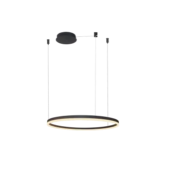 Azzardo Halo fekete LED függesztett lámpa  (AZ-4960) LED 1 izzós IP20