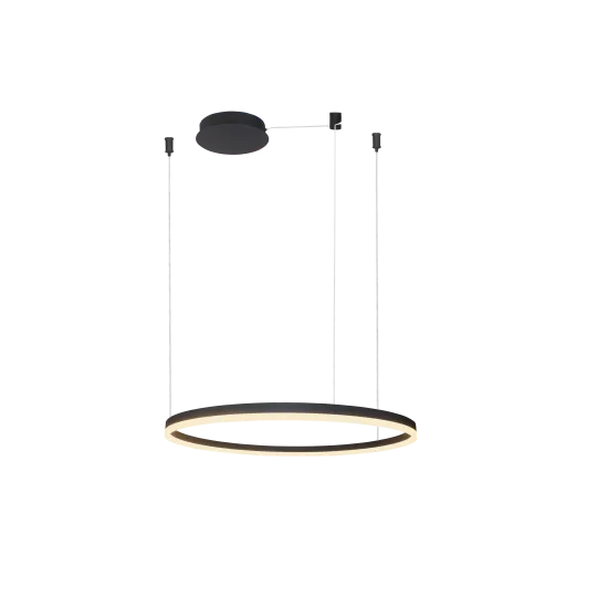 Azzardo Halo fekete LED függesztett lámpa  (AZ-4960) LED 1 izzós IP20