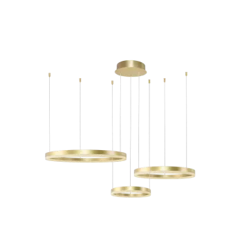 Azzardo Halo arany távirányítós LED függesztett lámpa (AZ-4973) LED 1 izzós IP20