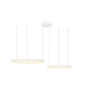 Azzardo Halo fehér távirányítós LED függesztett lámpa (AZ-4977) LED 1 izzós IP20
