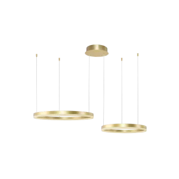 Azzardo Halo arany távirányítós LED függesztett lámpa (AZ-4979) LED 1 izzós IP20