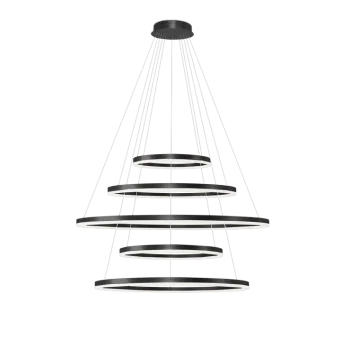Azzardo Halo fekete távirányítós LED függesztett lámpa (AZ-5351) LED 1 izzós IP20