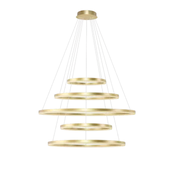 Azzardo Halo arany távirányítós LED függesztett lámpa (AZ-5352) LED 1 izzós IP20