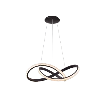 Azzardo Infinity fekete LED távirányítós függesztett lámpa (AZ-5096) LED 1 izzós IP20