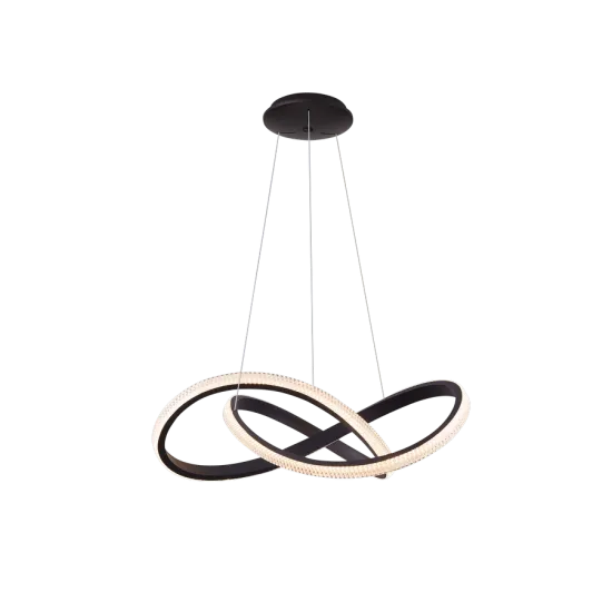 Azzardo Infinity fekete LED távirányítós függesztett lámpa (AZ-5096) LED 1 izzós IP20