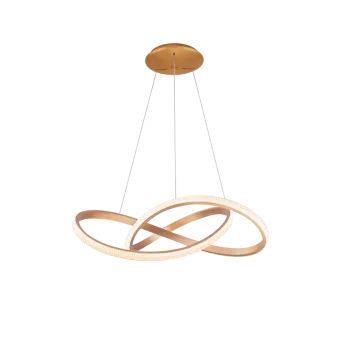 Azzardo Infinity arany LED távirányítós függesztett lámpa (AZ-5097) LED 1 izzós IP20