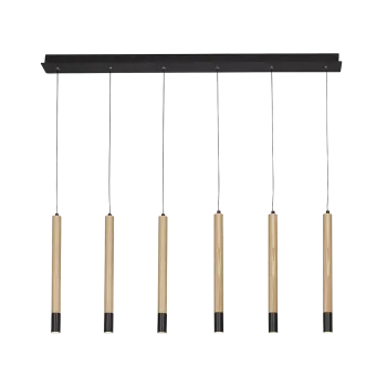 Azzardo Izolda barna-fekete LED függesztett lámpa  (AZ-3340) LED 1 izzós IP20