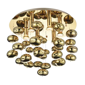 Azzardo Luvia arany mennyezeti lámpa  (AZ-3072) GU10 6 izzós IP20