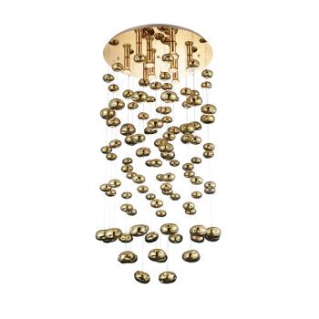 Azzardo Luvia arany függesztett lámpa  (AZ-3073) GU10 9 izzós IP20