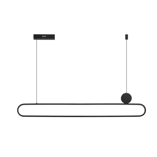 Azzardo Nicodemo fekete LED távirányítós függesztett lámpa (AZ-5450) LED 1 izzós IP20