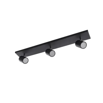 Azzardo Noemie fekete mennyezeti spotlámpa (AZ-4138) GU10 3 izzós IP44