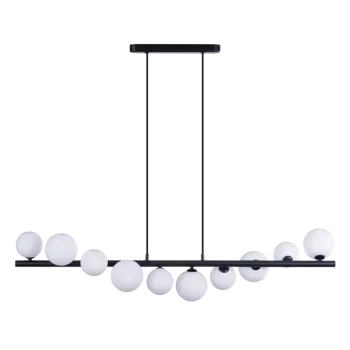 Azzardo Sybilla fekete-fehér függesztett lámpa   (AZ-4404) G9 10 izzós IP20