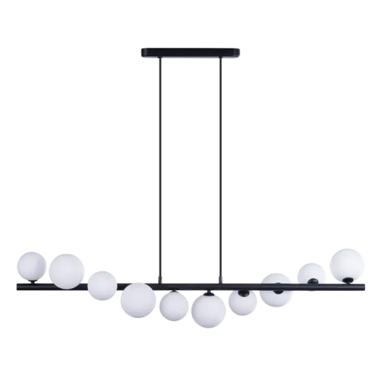 Azzardo Sybilla fekete-fehér függesztett lámpa   (AZ-4404) G9 10 izzós IP20
