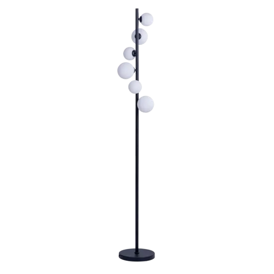 Azzardo Sybilla fekete-fehér állólámpa (AZ-4405) G9 6 izzós IP20