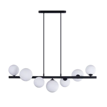 Azzardo Sybilla fekete-fehér függesztett lámpa   (AZ-4406) G9 7 izzós IP20