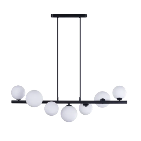 Azzardo Sybilla fekete-fehér függesztett lámpa   (AZ-4406) G9 7 izzós IP20