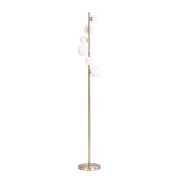 Azzardo Sybilla fehér-sárgaréz állólámpa (AZ-4408) G9 6 izzós IP20