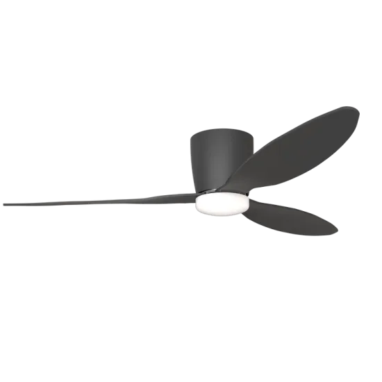 Azzardo Veneti fekete-barna LED mennyezeti csillár ventilátor (AZ-4450) LED 1 izzós IP20