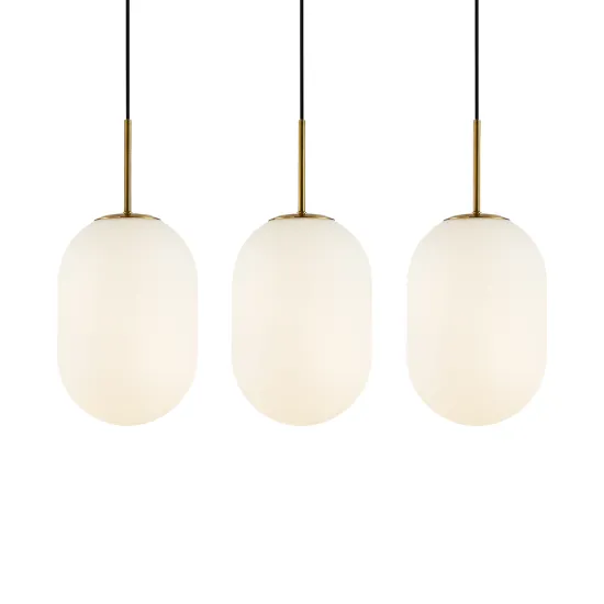 Milagro Alias arany-fehér függesztett lámpa (MIL-ML0316) E14 3 izzós IP20