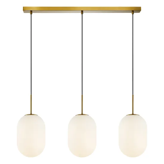 Milagro Alias arany-fehér függesztett lámpa (MIL-ML0316) E14 3 izzós IP20