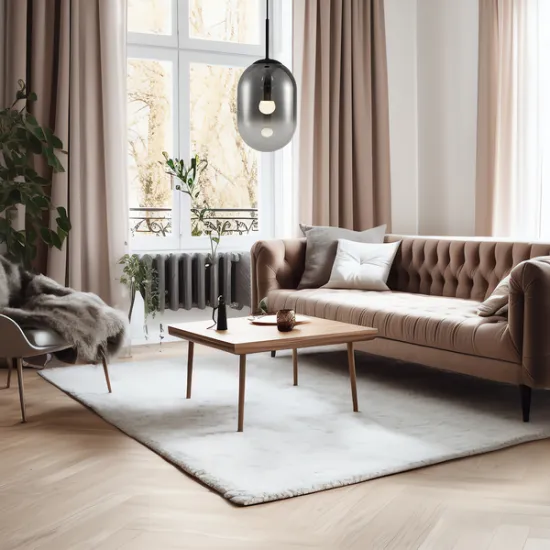 Milagro Alias fekete-füstszínű függesztett lámpa (MIL-ML0323) E14 1 izzós IP20