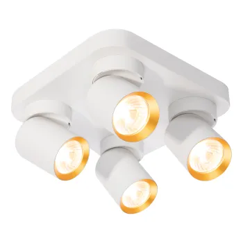 Milagro Andy fehér mennyezeti spotlámpa (MIL-ML9940) GU10 4 izzós IP20